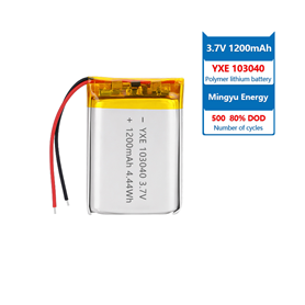 3.7 V 锂离子电池 101635-500mah